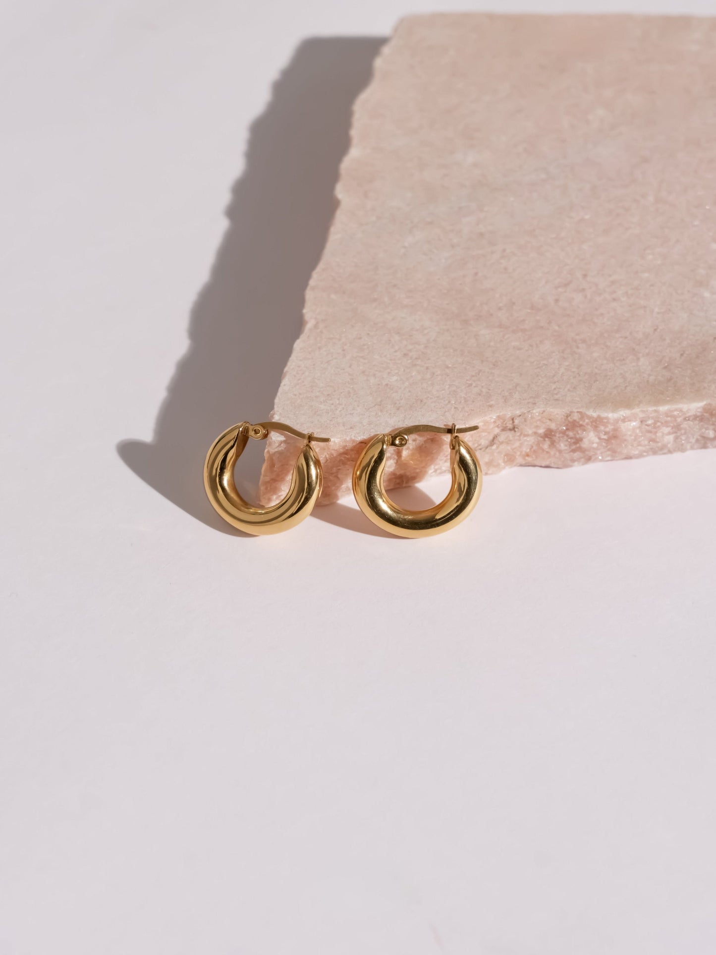 Celine Hoops Small - 18K Gold Plated