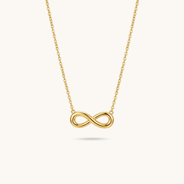 Infinity Loop Necklace – 18K Gold Plated