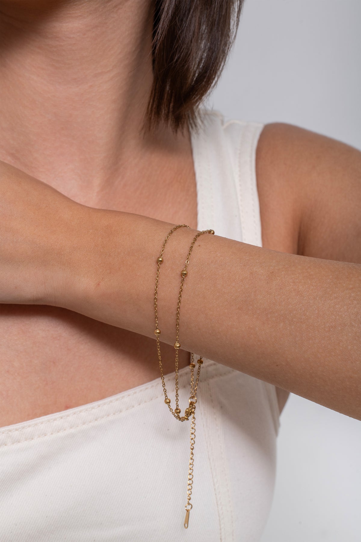 Kairo Beaded Bracelet - 18K Gold Plated