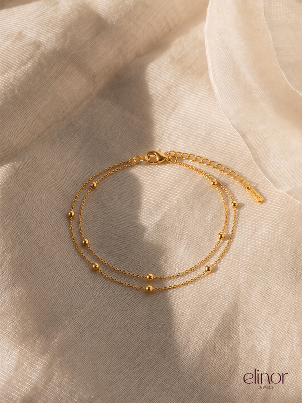 Kairo Beaded Bracelet - 18K Gold Plated
