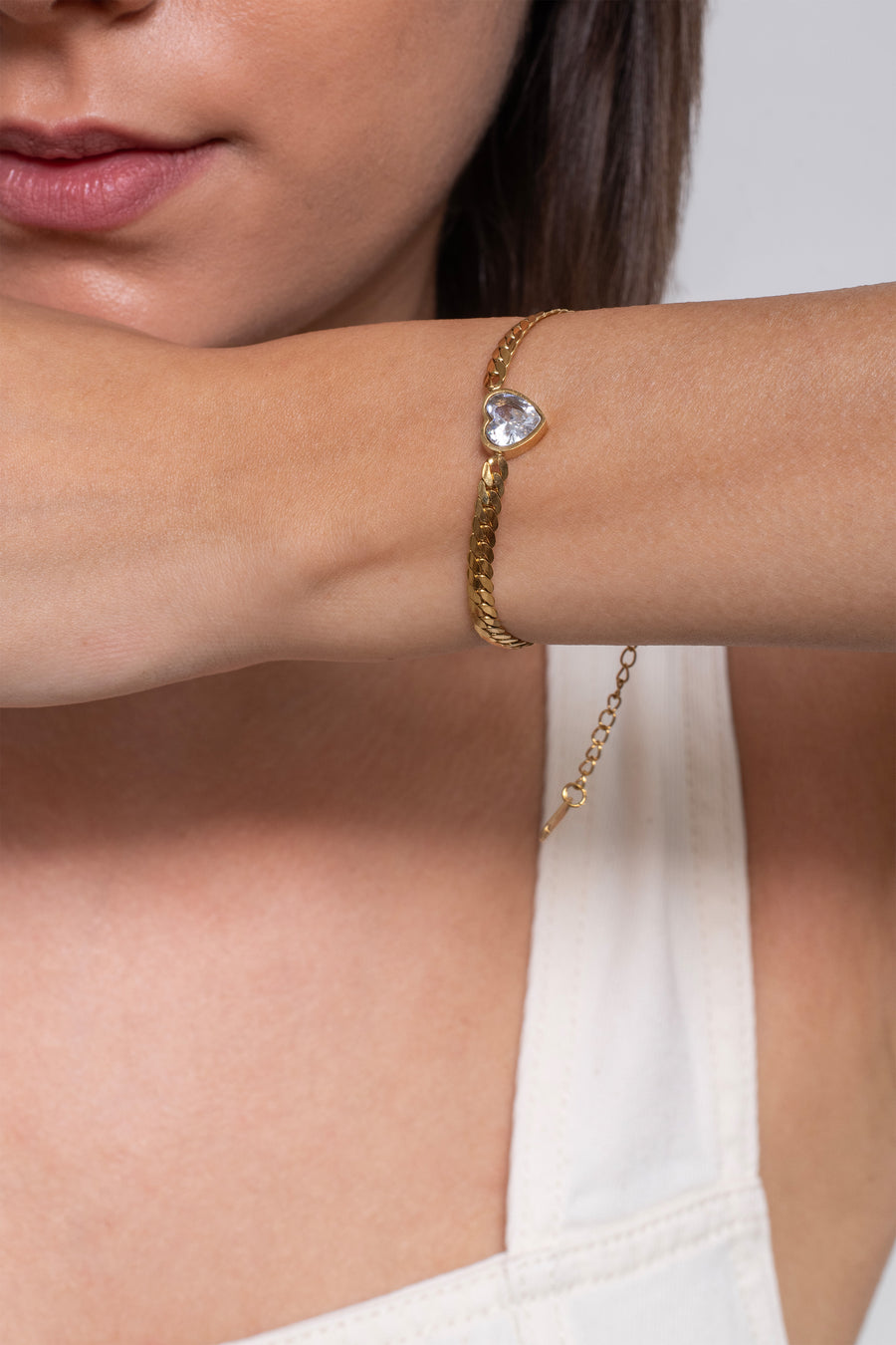 Love Strand Bracelet - 18k Gold Plated image 2