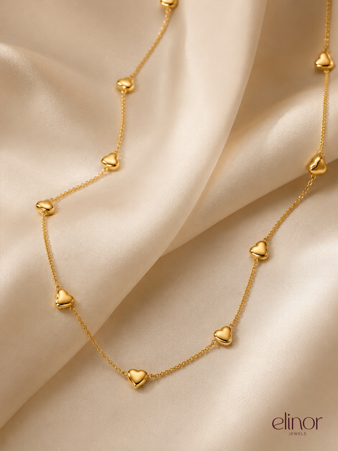 Love Chain Necklace - 18K Gold Plated image 2
