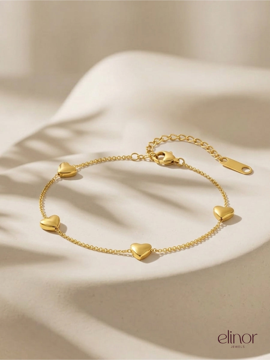 Love Charm Bracelet - 18k Gold Plated image 2