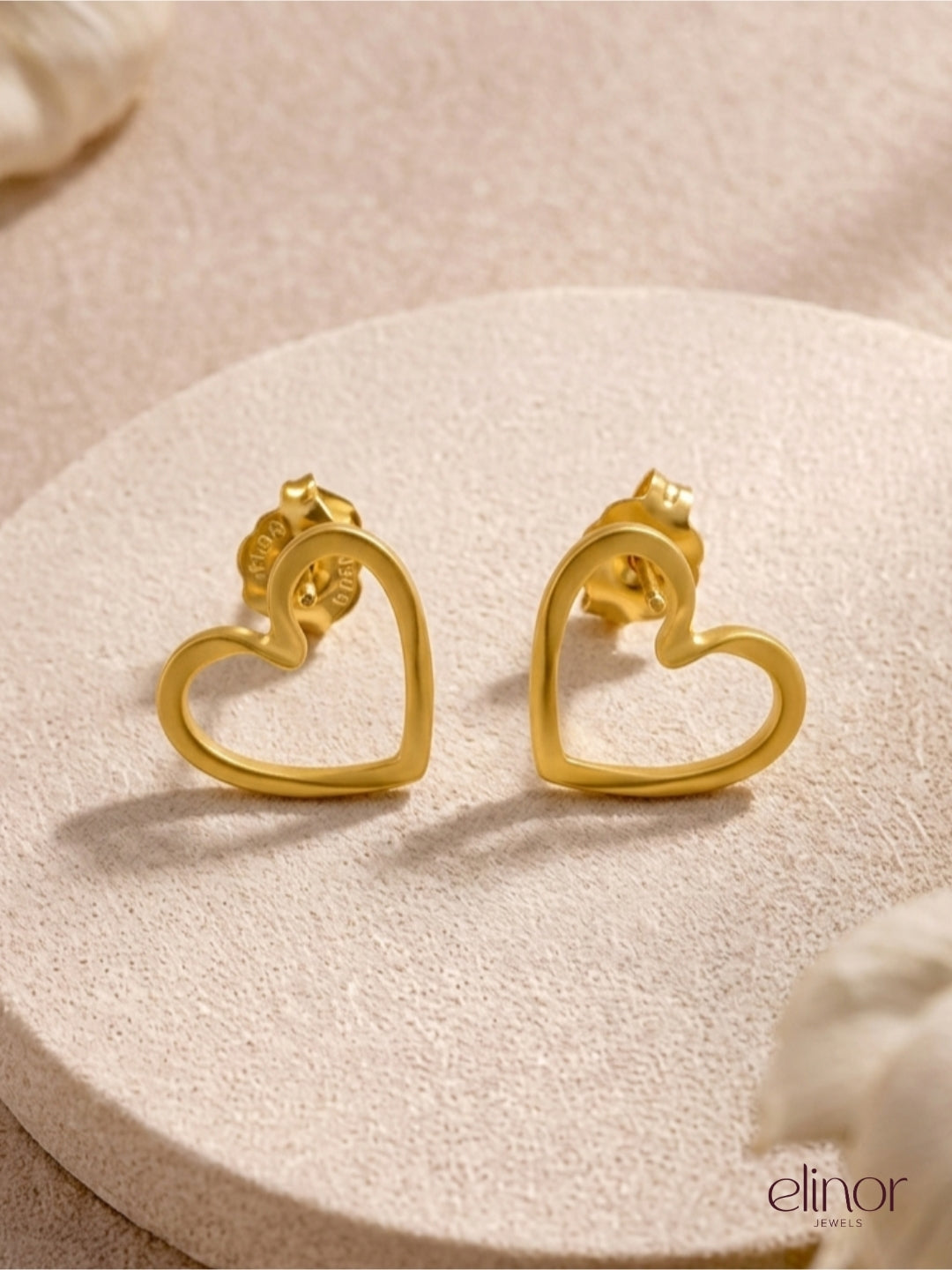 Love Loop Studs - 18K Gold Plated image 4