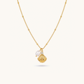 Luna Shell Necklace – 18K Gold Plated