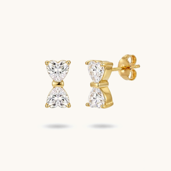 Beau Sparkle Studs - 18k Gold Plated