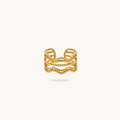 Wave Ring - 18K Gold Plated
