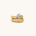 Teardrop Ring - 18K Gold Plated