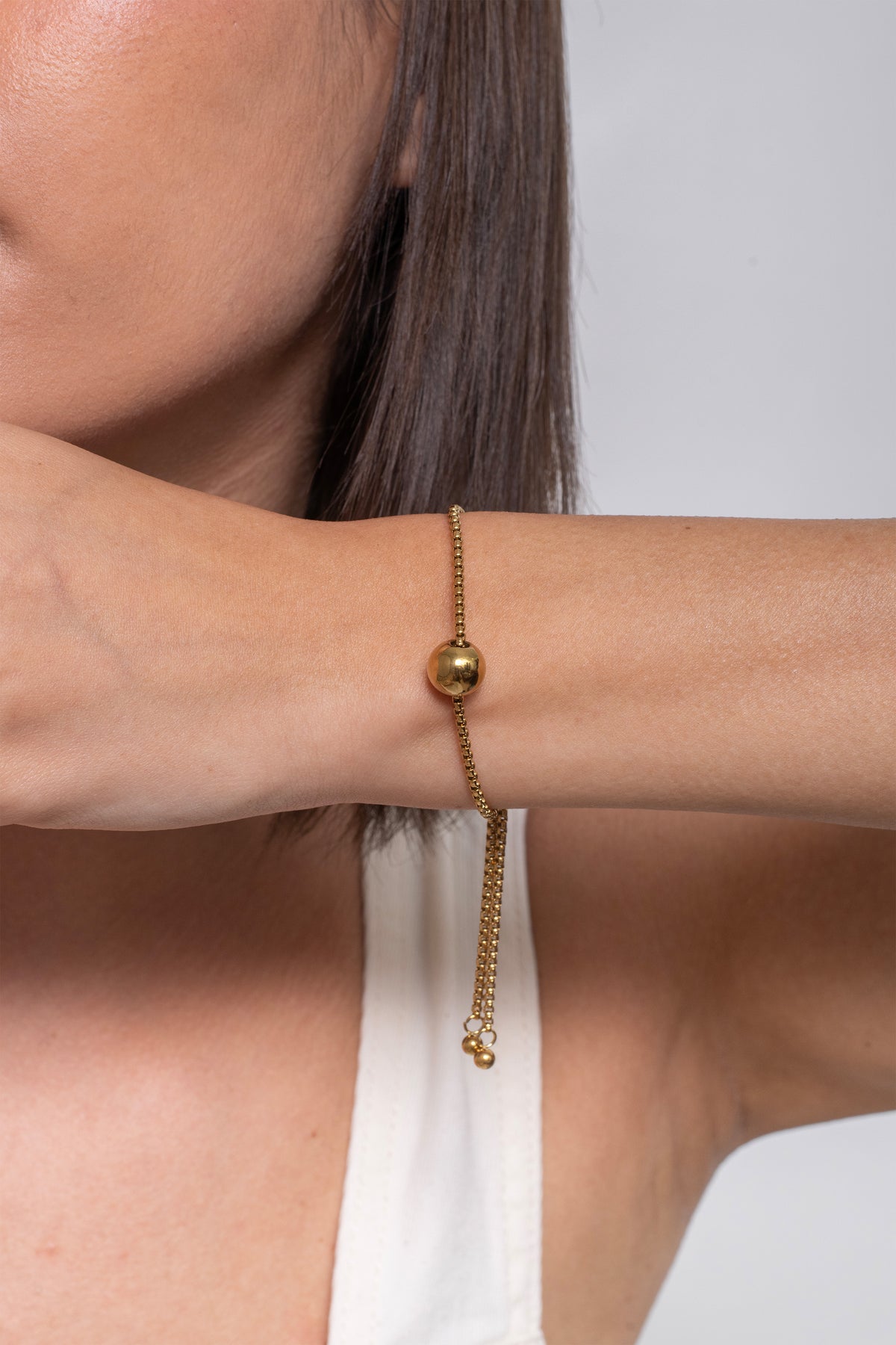 Meren Adjustable Bracelet - 18K Gold Plated