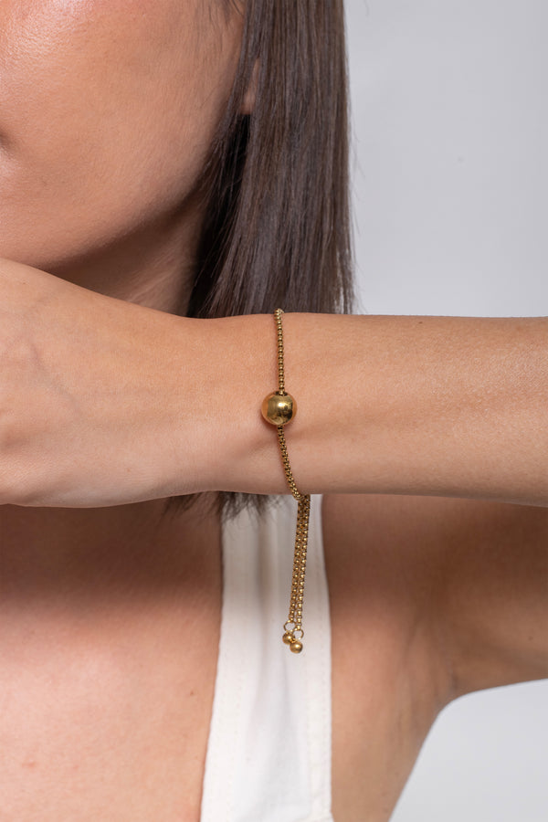 Meren Adjustable Bracelet - 18K Gold Plated