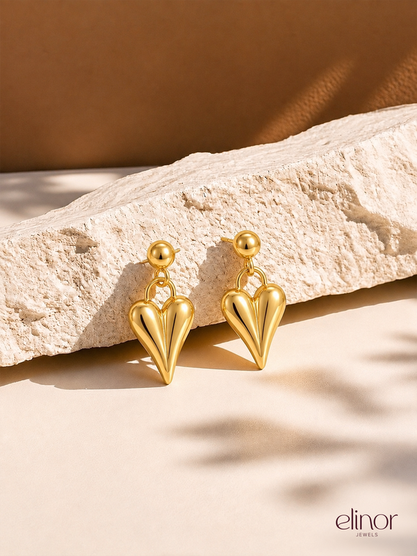 Meli Drop Studs - 18K Gold Plated