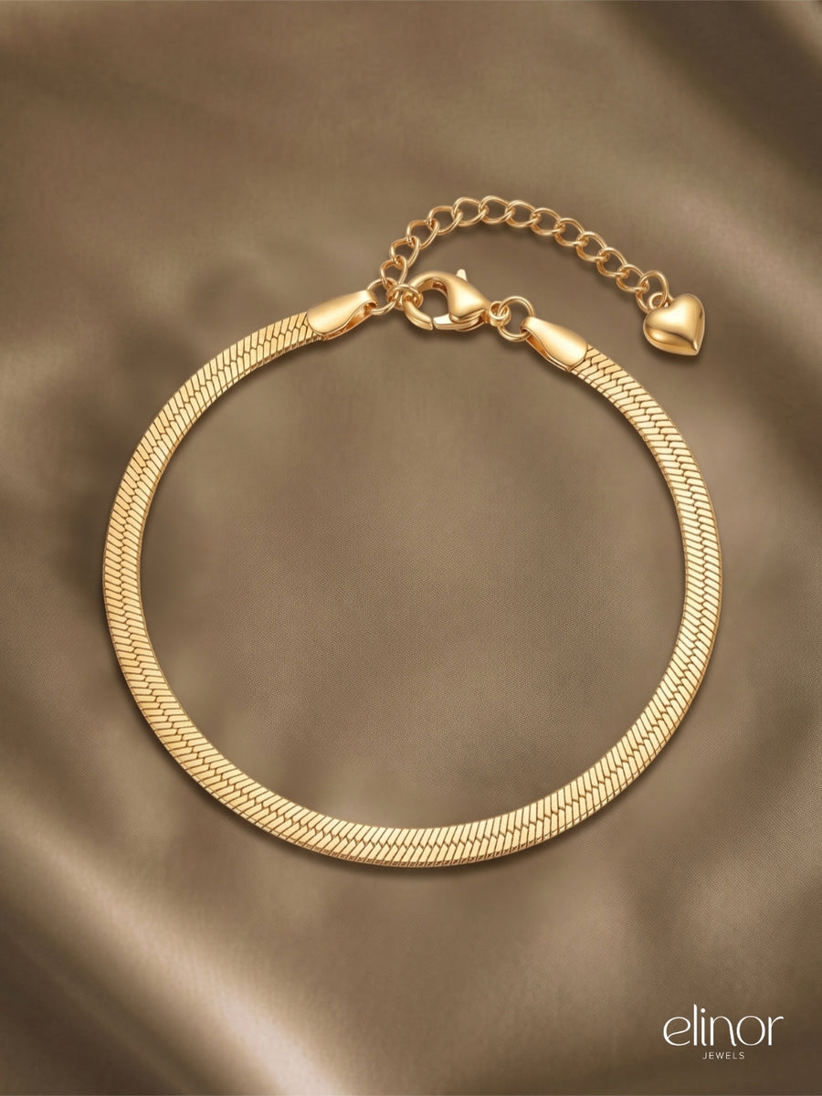 Millie Snake Bracelet - 18k Gold Plated image 2