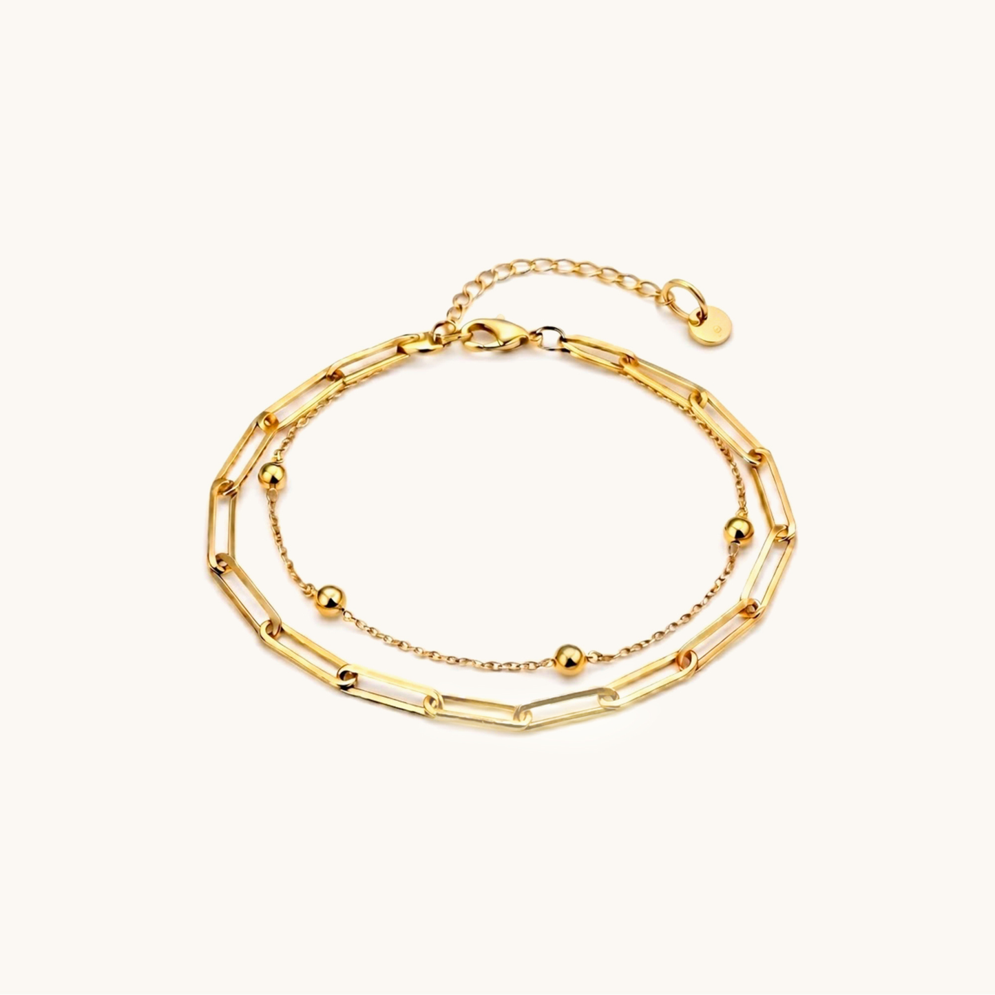 Minimal Gold Bracelet - 18k Gold Plated