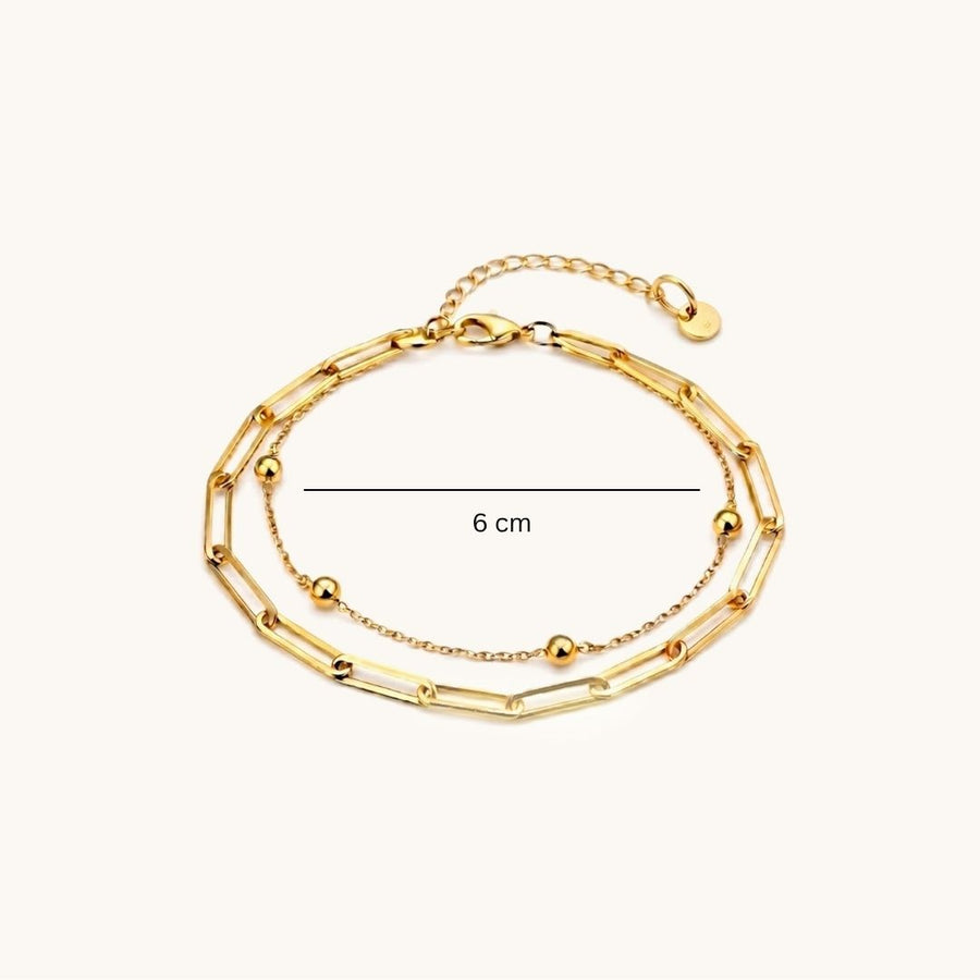 Minimal Gold Bracelet - 18k Gold Plated image 6