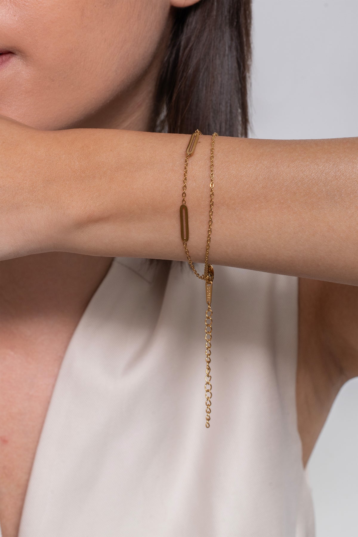 Modern Link Bracelet - 18K Gold Plated