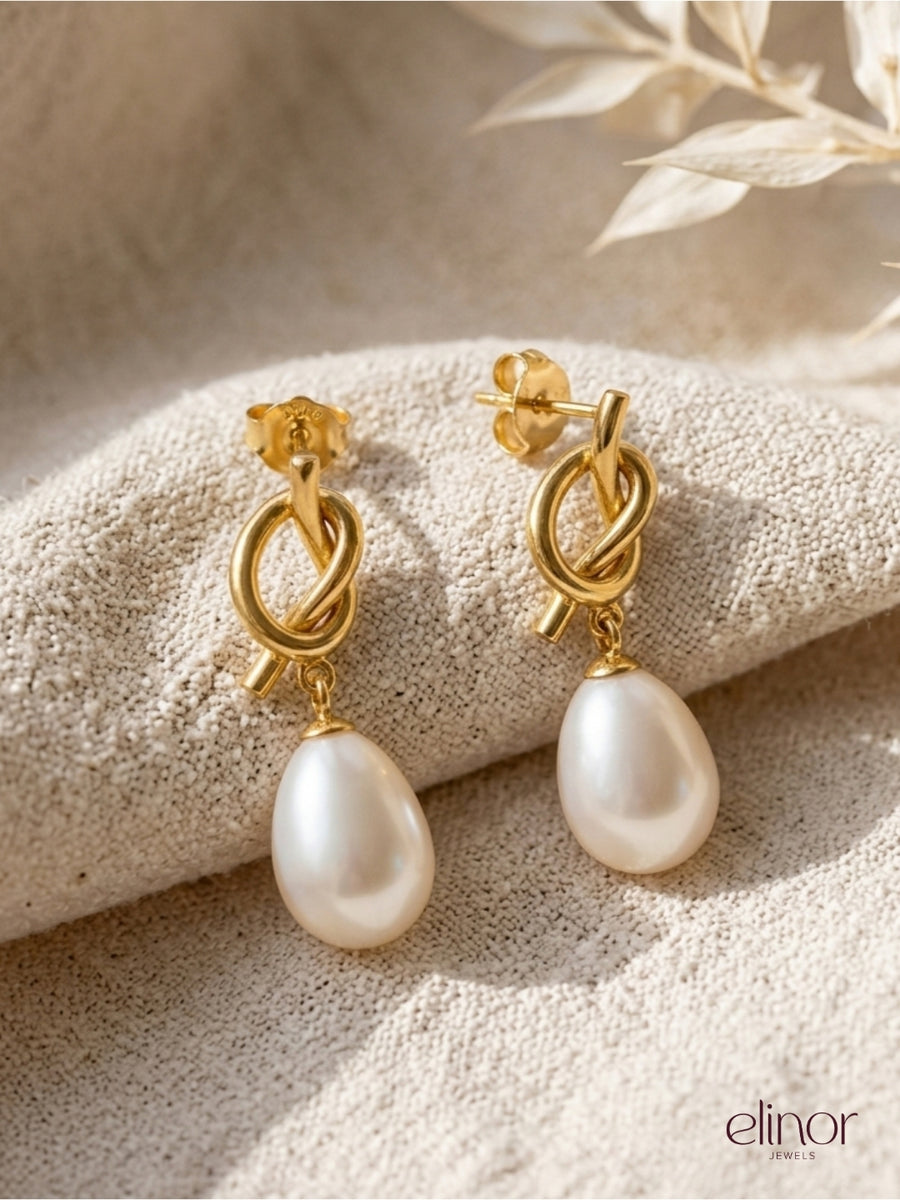Nautical Drop Earrings - 18K Gold Plated image 2