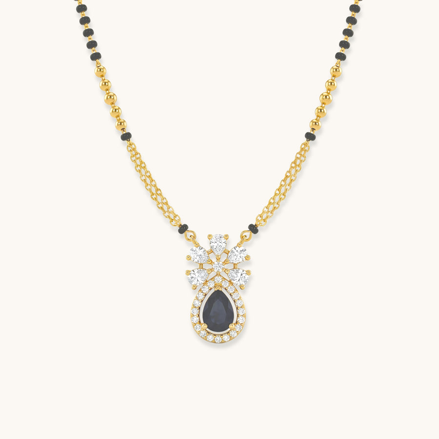Noir Mangalsutra - 18K Gold Plated image 2