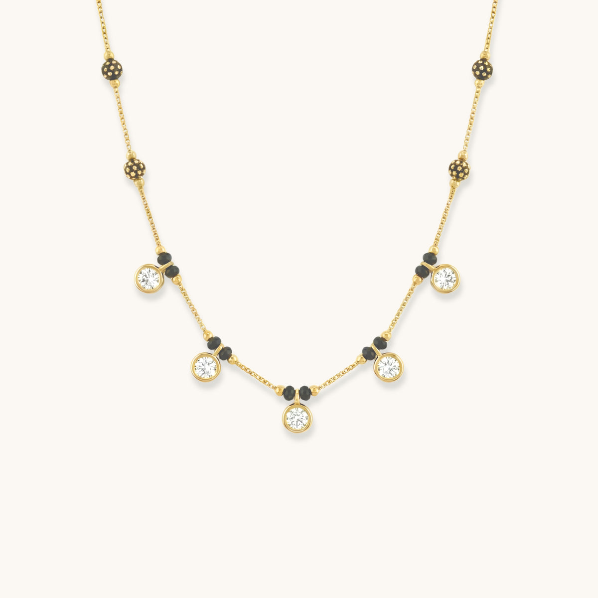 Saaj Drop Mangalsutra - 18K Gold Plated image 2