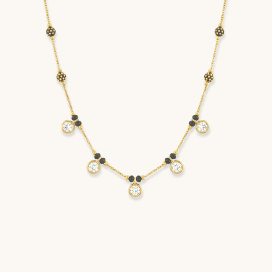 Saaj Drop Mangalsutra - 18K Gold Plated
