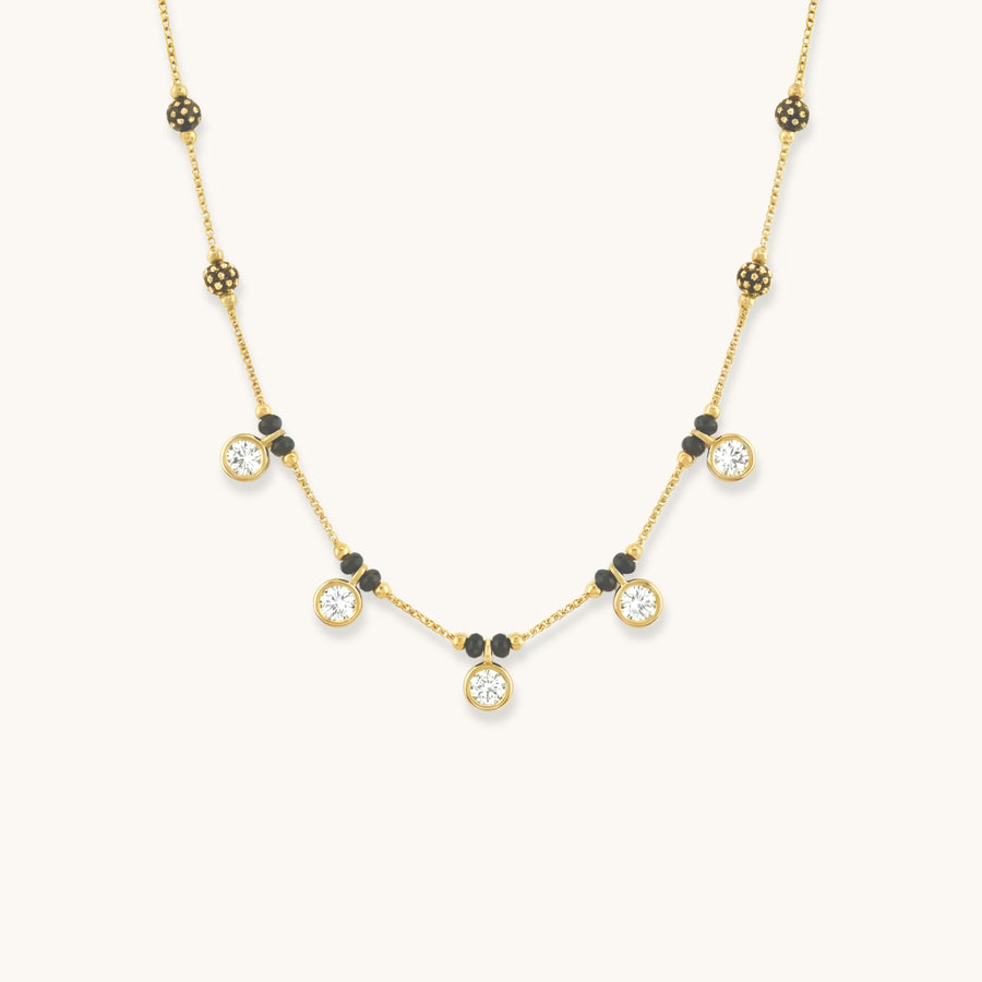 Saaj Drop Mangalsutra - 18K Gold Plated image 2