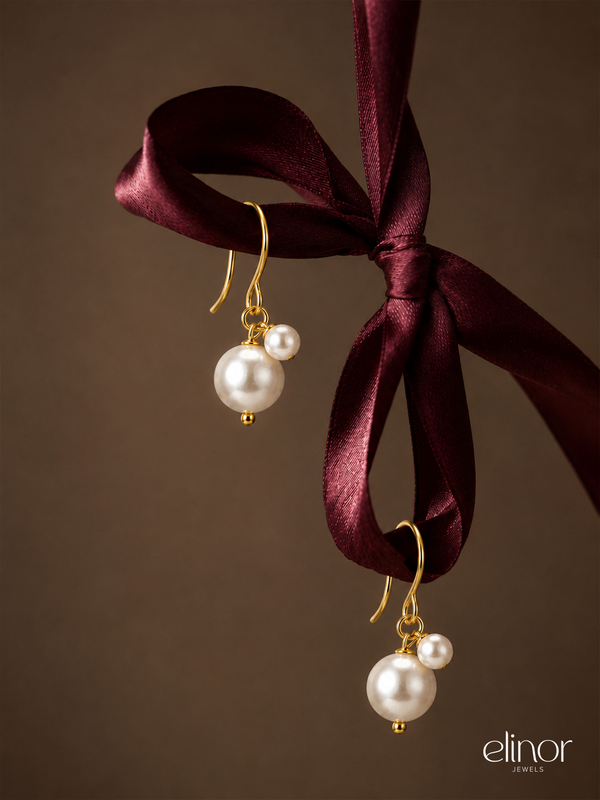 Nuvi Pearl Drops - 18K Gold Plated