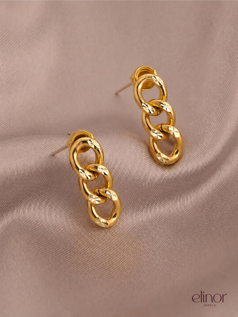 Orlina Earrings – 18K Gold Plated image 2