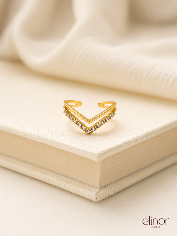 Peak Ring – 18K Gold Plated