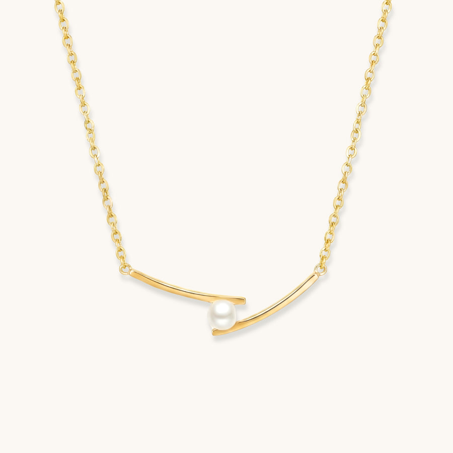 Sol Pearl Necklace - 18k Gold Plated image 1
