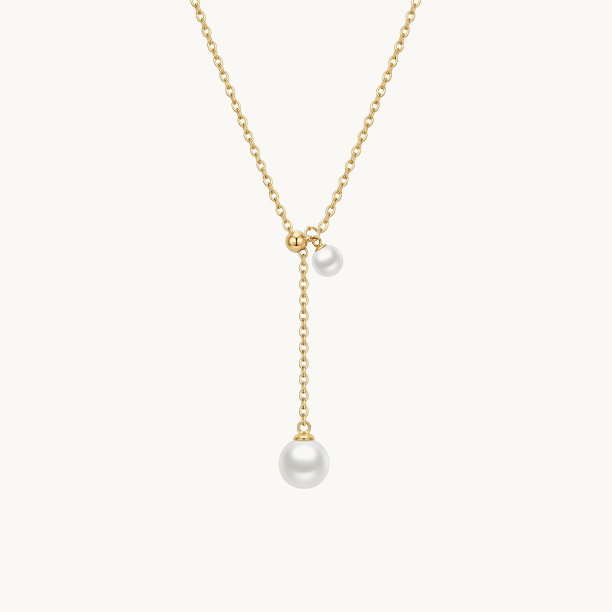 Pearlyn Necklace – 18K Gold Plated image 1