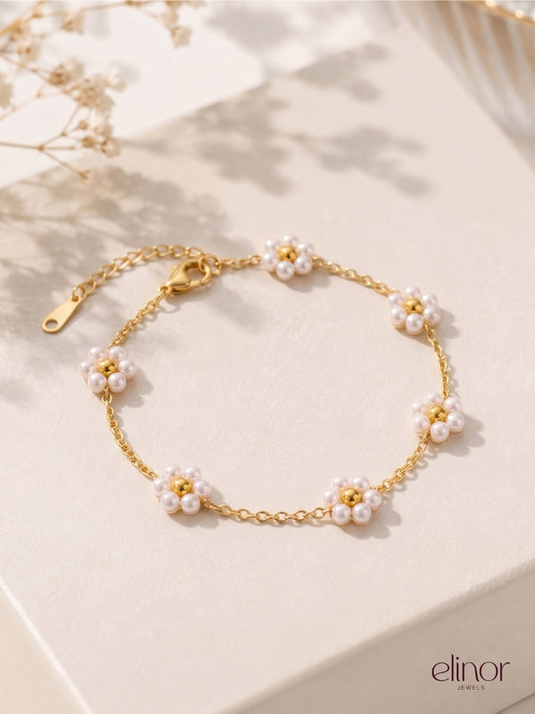 Posy bracelet - 18k Gold Plated