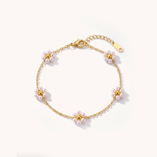 Posy bracelet - 18k Gold Plated
