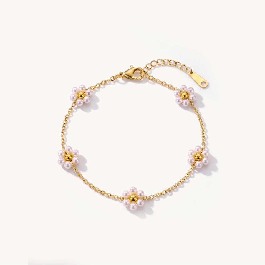 Posy bracelet - 18k Gold Plated image 1