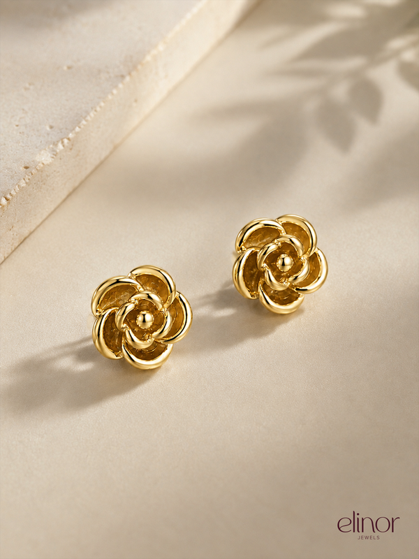 Rosari Studs - 18K Gold Plated