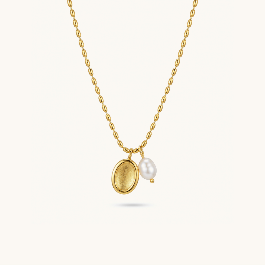 Rosique Necklace  - 18k Gold Plated image 1