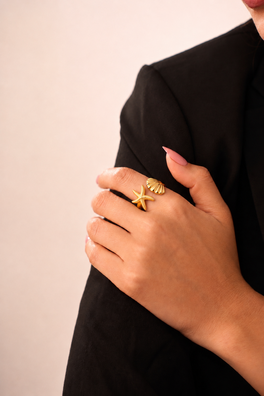 Shell Ring – 18K Gold Plated image 2