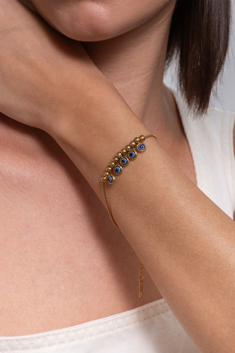 Shield Bracelet - 18K Gold Plated image 2