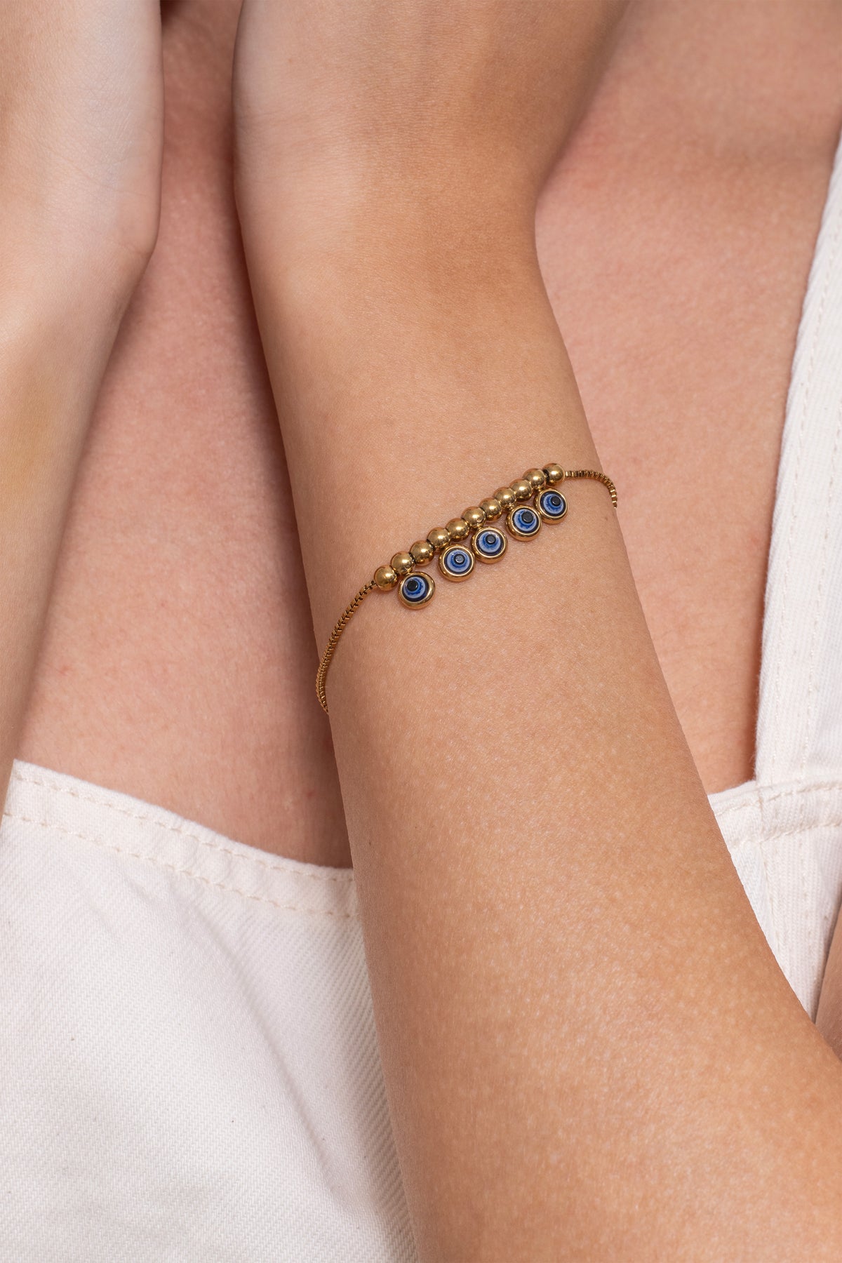 Shield Bracelet - 18K Gold Plated
