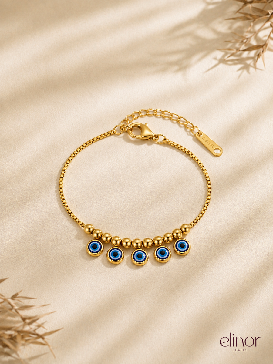 Shield Bracelet - 18K Gold Plated image 2