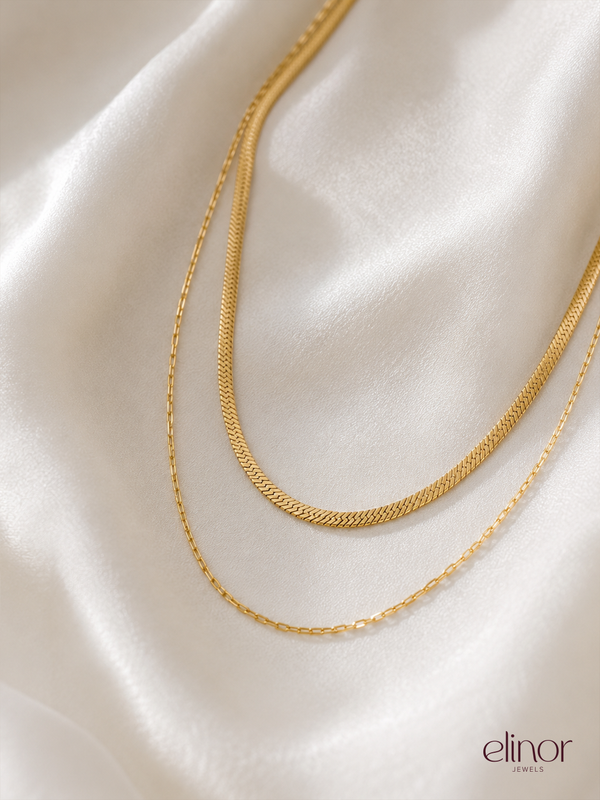Sienna Layered Necklace - 18K Gold Plated