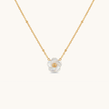 Snow petal Necklace – 18K Gold Plated