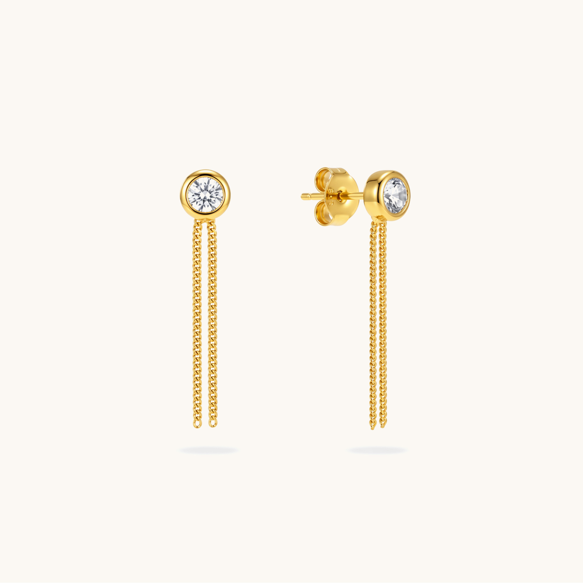 Soleil Earrings - 18K Gold Plated image 1