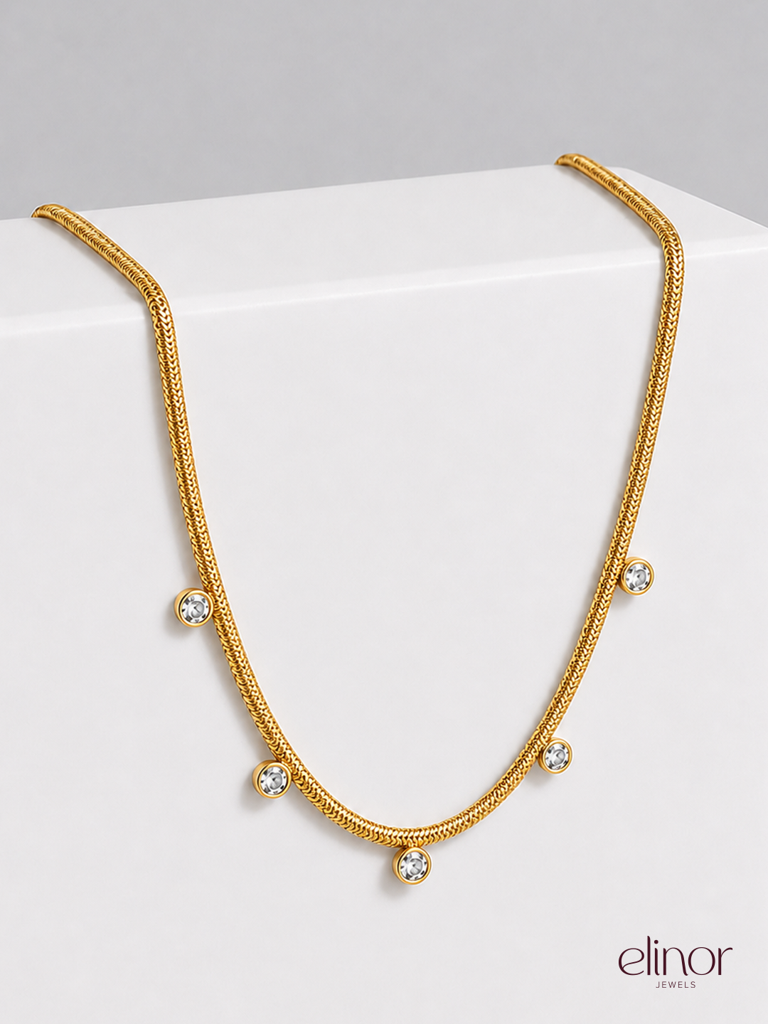 Spark Dot Necklace - 18K Gold Plated