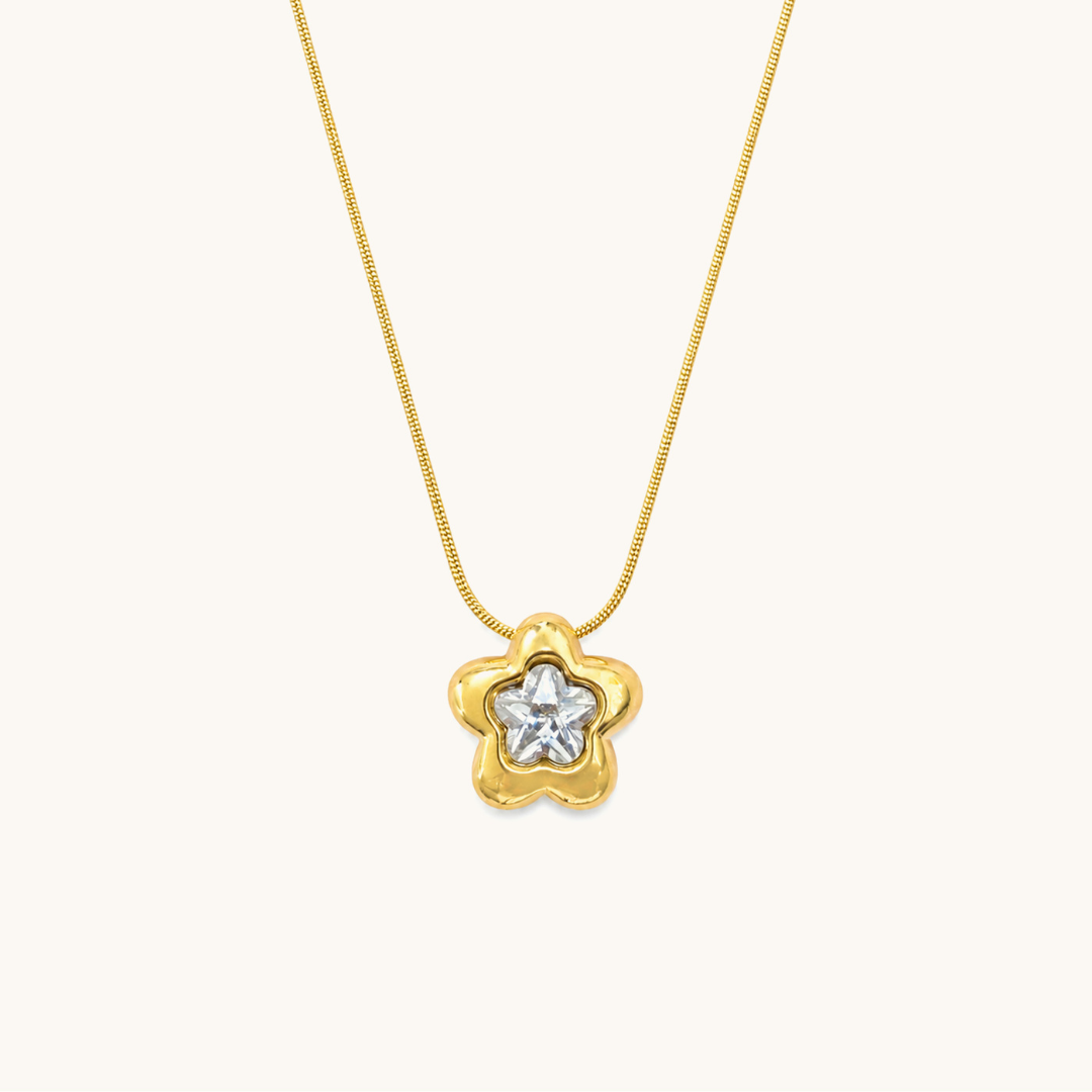 Spark Gleam Necklace - 18K Gold Plated