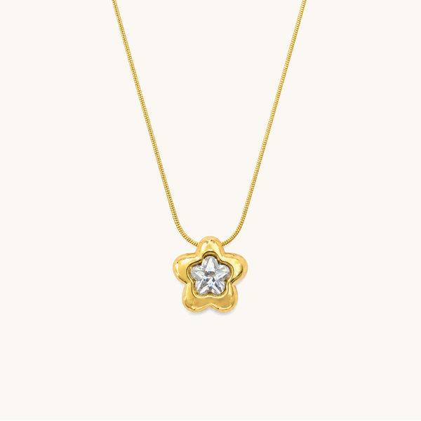 Spark Gleam Necklace - 18K Gold Plated