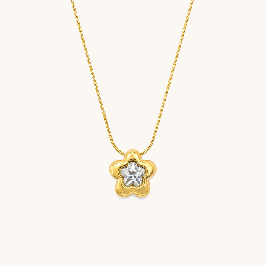 Spark Gleam Necklace - 18K Gold Plated image 1