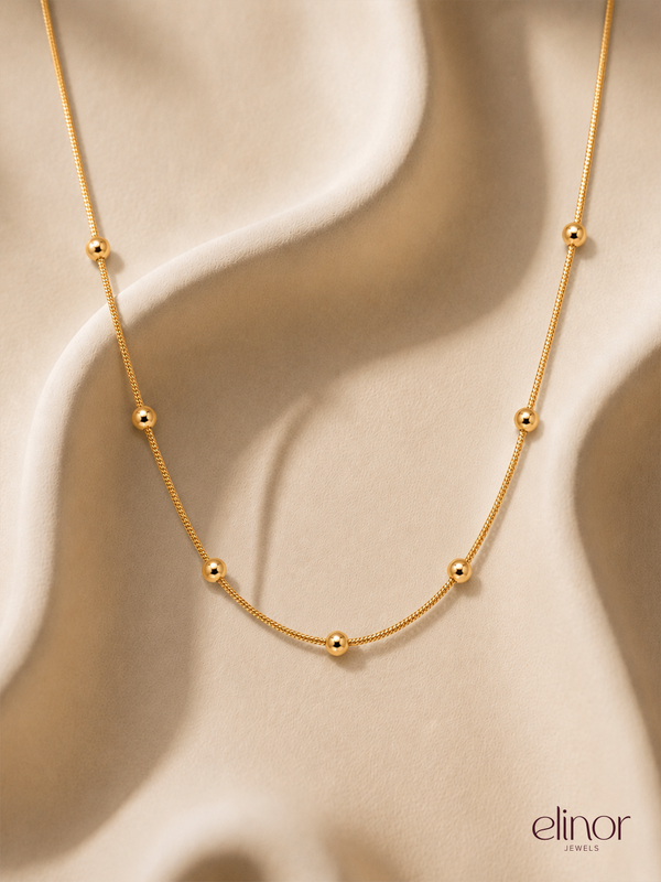 Stacy Dot Necklace - 18K Gold Plated