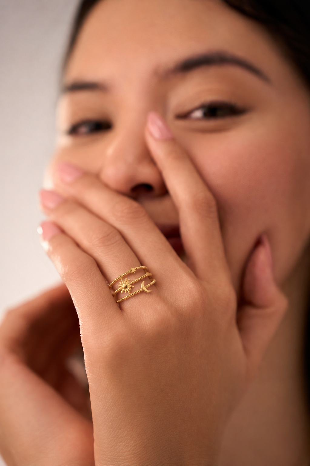 Star Knight Ring - 18K Gold Plated image 2
