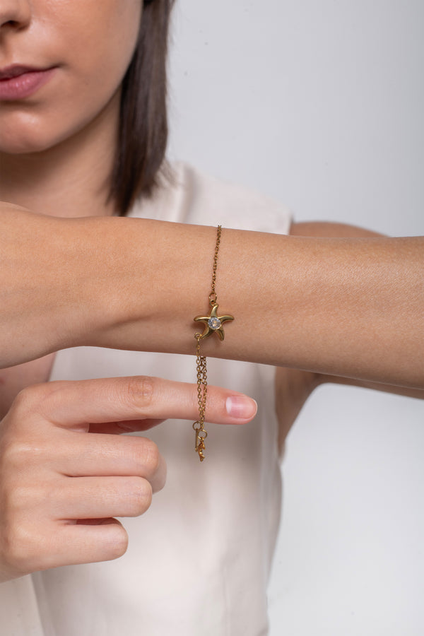 Starfish Bracelet – 18K Gold Plated