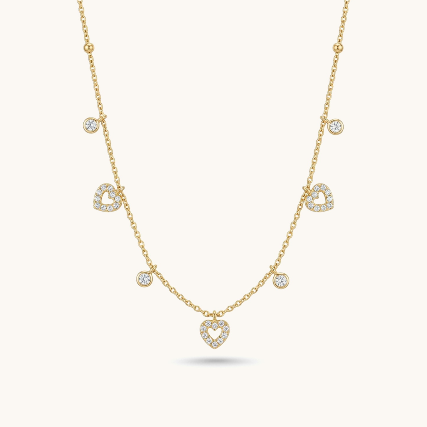 Sweetheart Necklace - 18K Gold Plated