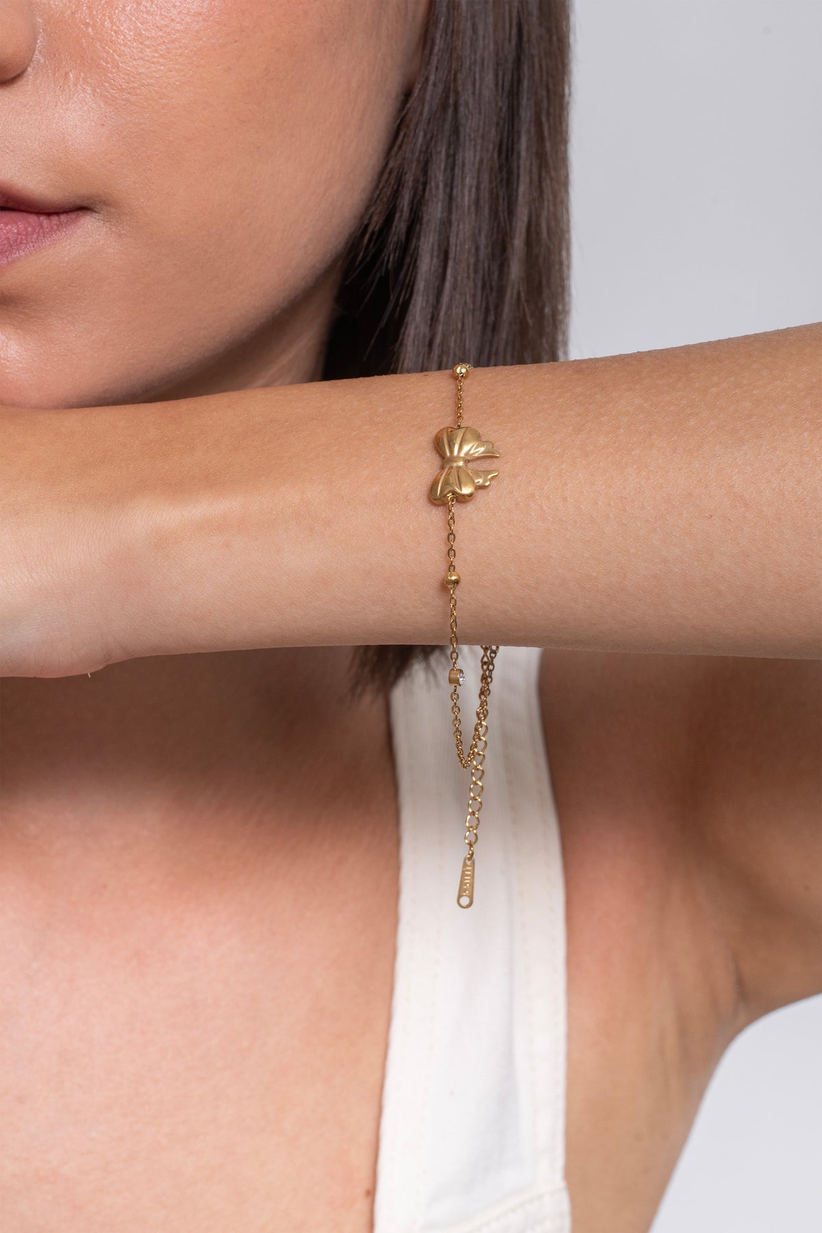 Tied Bracelet – 18K Gold Plated